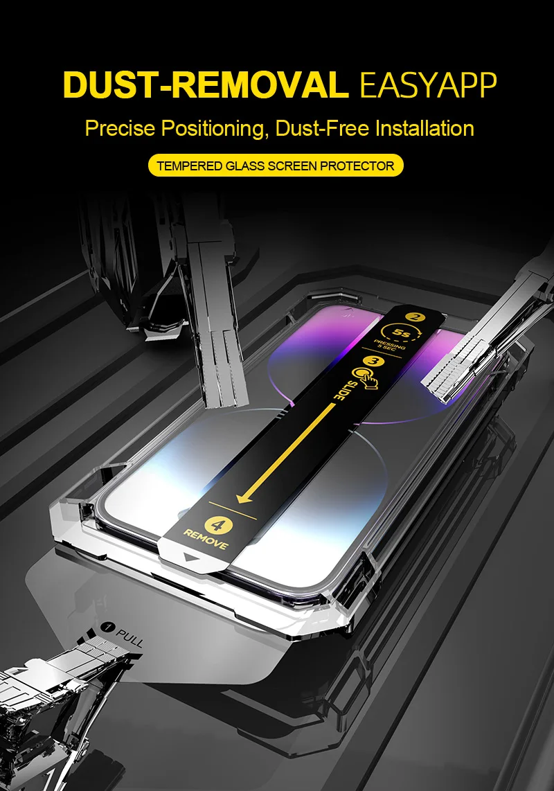 Automatic Dust Free Antispy Screen Protectors Tempered Glass Privacy Magic John Screen Protector