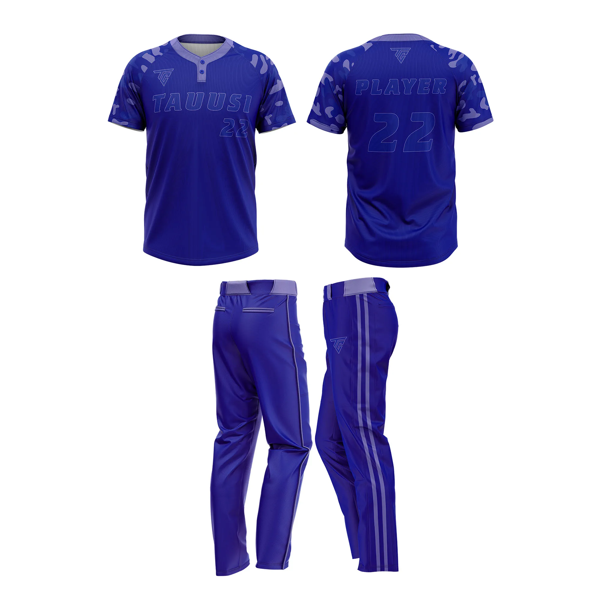 Custom Polyester Sublimated Baseball Softball Uniforms Set Of Sublimation  Jersey Customizable Baseball Uniforms For Men