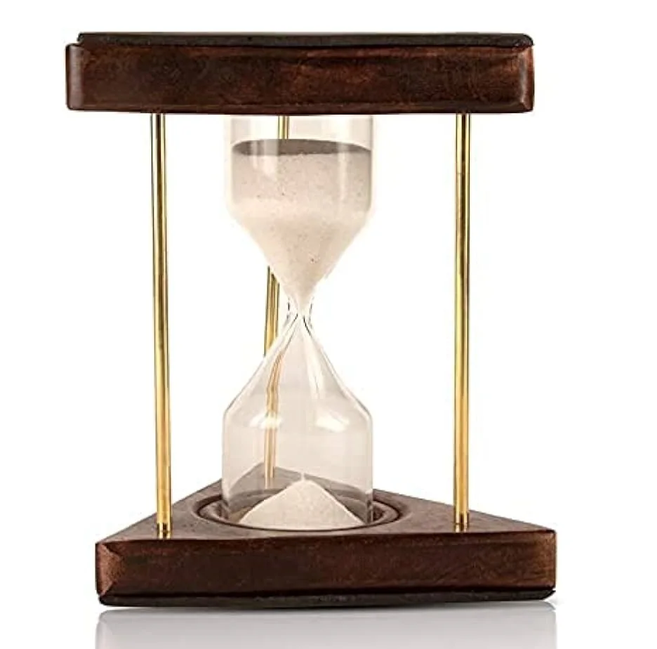 Лучший товар часовой стеклянный таймер самый продаваемый домашний декор деревянный песочный для домашнего офиса.