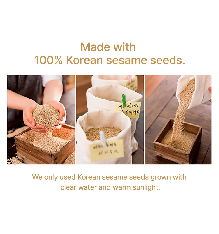 Cyso 100 Korean Roasted Sesame Seeds 500g / Haccp Seasoning Condiment