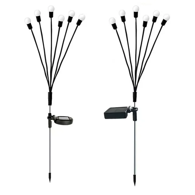 Outdoor Solar Wind Moving Firefly Lights Courtyard Garden Atmosphere