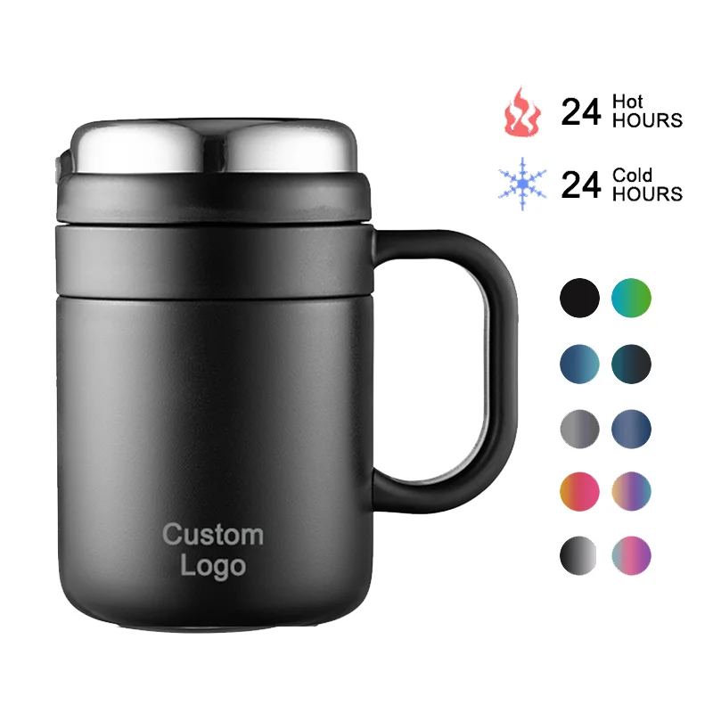 500ml Double Wall Stainless Steel Life Vacuum Flask Thermos Coffee Mug
