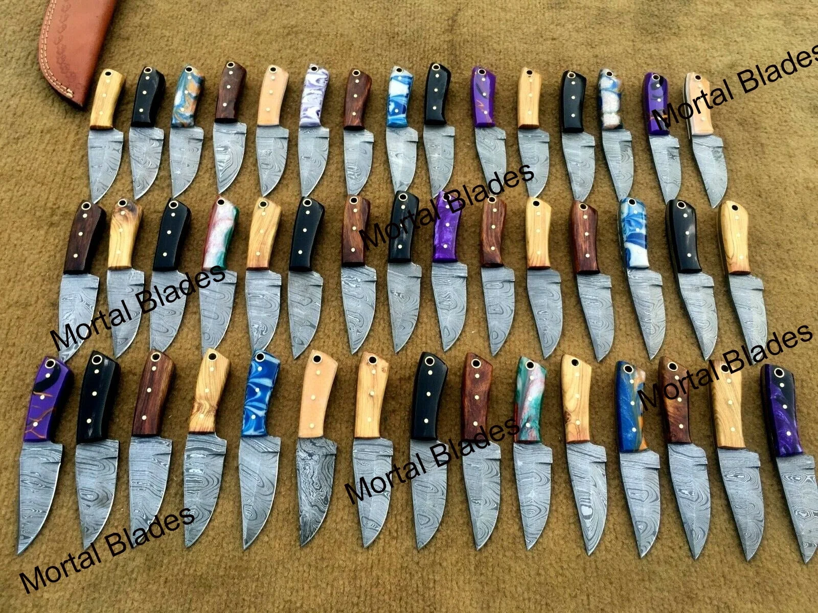 Wholesale High Quality Fixed Blade Hunting Knife Damascus Steel Hunting