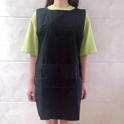 Waterproof Polyester Fiber Pongee Hairdresser Cape Customized Logo Salon Barber Apron and Hair Cutting Vest