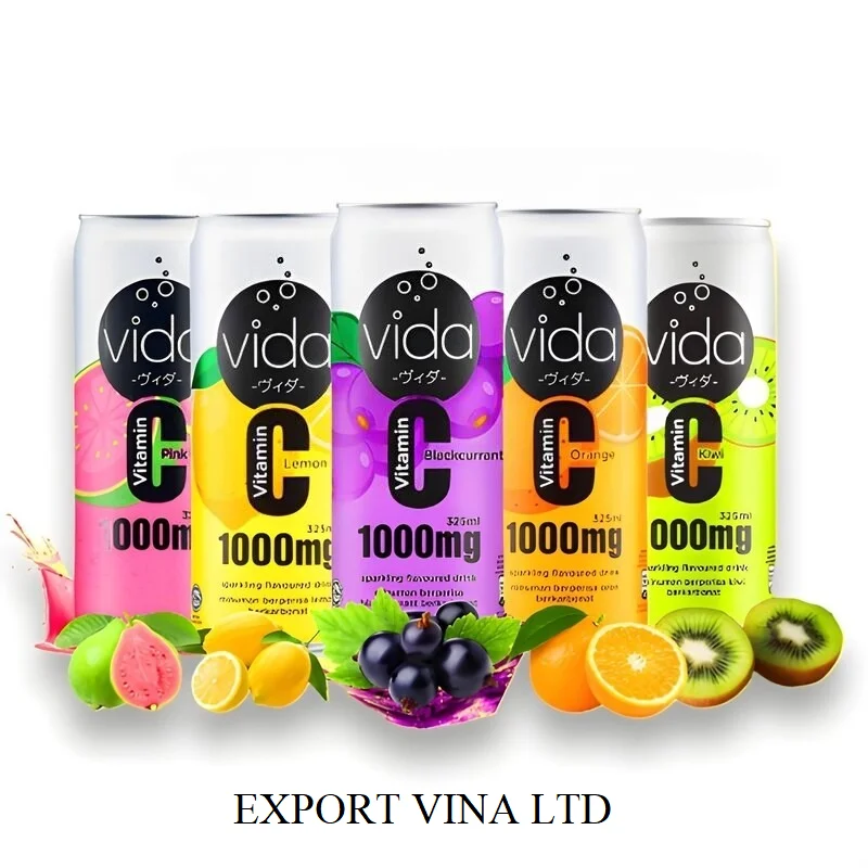 Export Vina Ltd Vida C 炭酸飲料 325mL