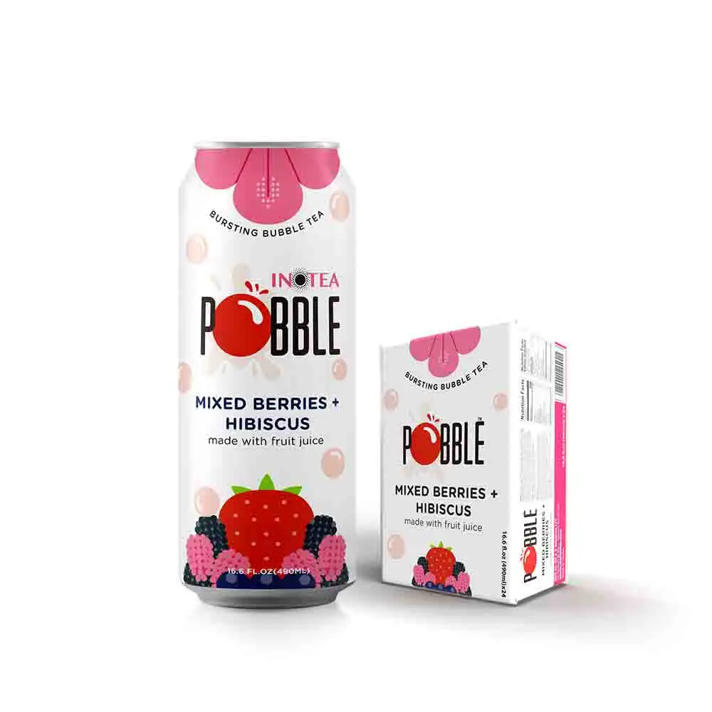 490ml Popping Boba Mango + Red Dragonfruit Bursting Boba Bubble Tea Buy Boba Tea Instant