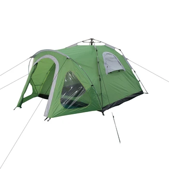 Pop up Green Camping Tent  Automatic Instant Setup Waterproof Tent for  Family Outdoor Travel