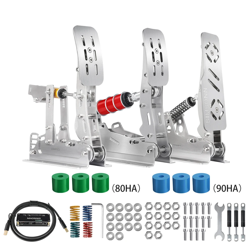 SIMSONN PRO Racing Sim Pedals for PC - USB Connected Hydraulic