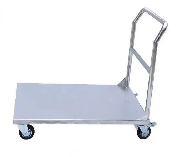 Custom Steel Demolition Warehouse Truck Heavy Duty Platform Trolley