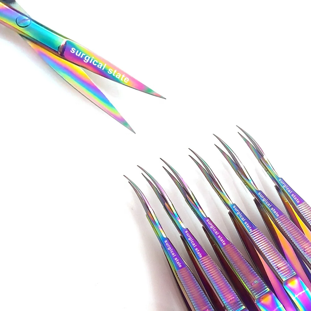 Пружинные ножницы для кутикулы маникюра Прямые острые лезвия из нержавеющей стали и