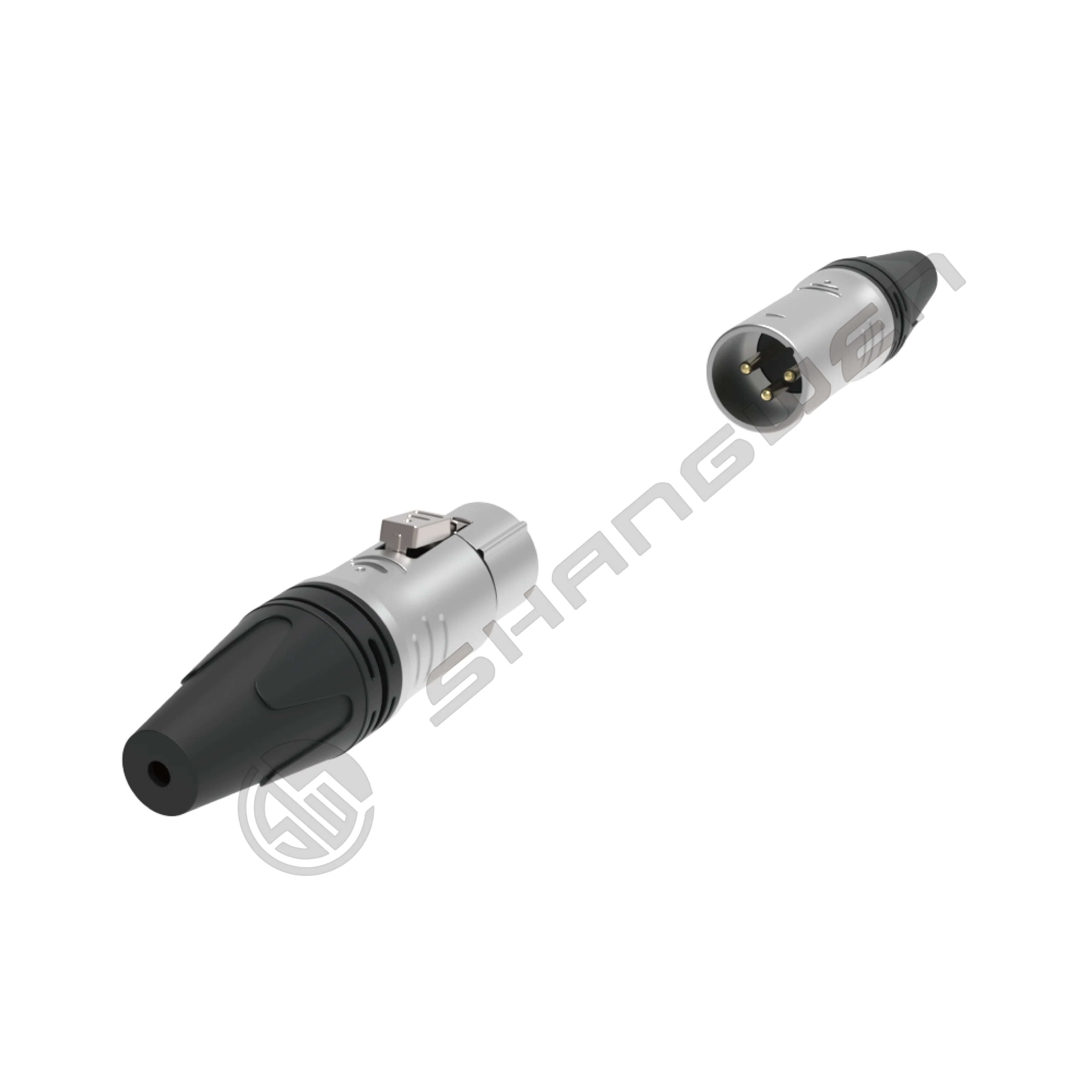 Indoor Protection DMX Signal Wire Class Ip40 High Quality XLR Audio Connector 3 Pin Male Plug