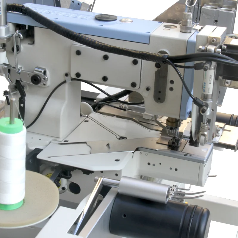 Easy Operation SOMAX SM-09 Automatic Waistband Interlock Sewing Machine Casualwear Pants Shorts Elastic Waistbanding Machine