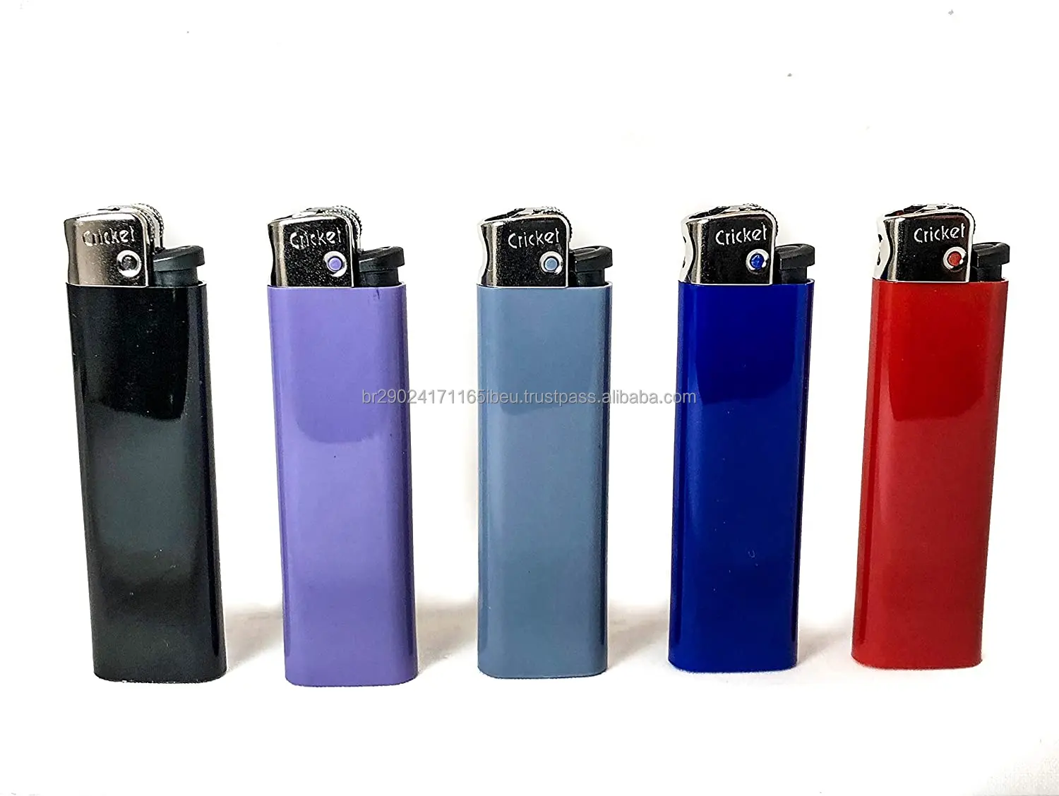 Transparent Tank Colored Refillable Cricket Lighters /disposable