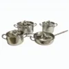 Stainless Steel with Top Silver