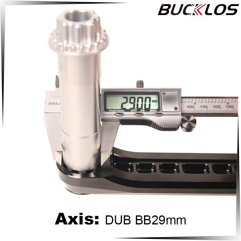 BUCKLOS 170mm Crank Arm Set Spindle 29mm Single and Double Chainring Aluminum Alloy Bicycle