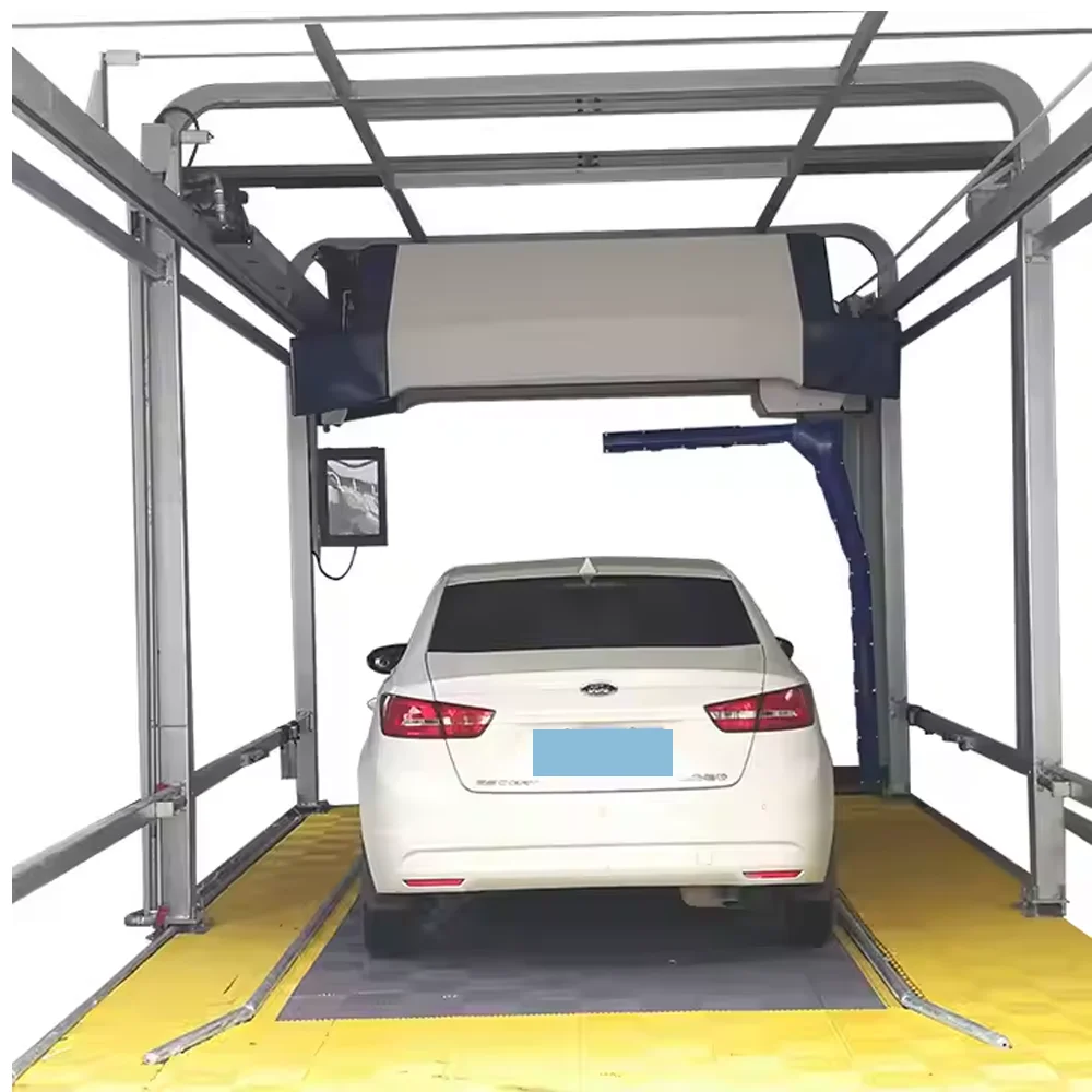 Automatic Touchless Car Wash Machine A-A-T360RD Dual Arm 12kw Fans 18.5kw Water Pump Electric Power Source
