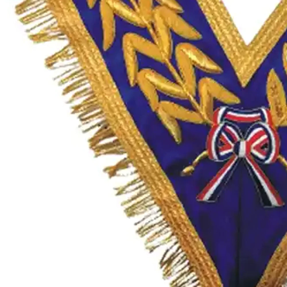 Second Degree Officers Sash Masonic Regalia Hand Embroidered Rose Croix ...