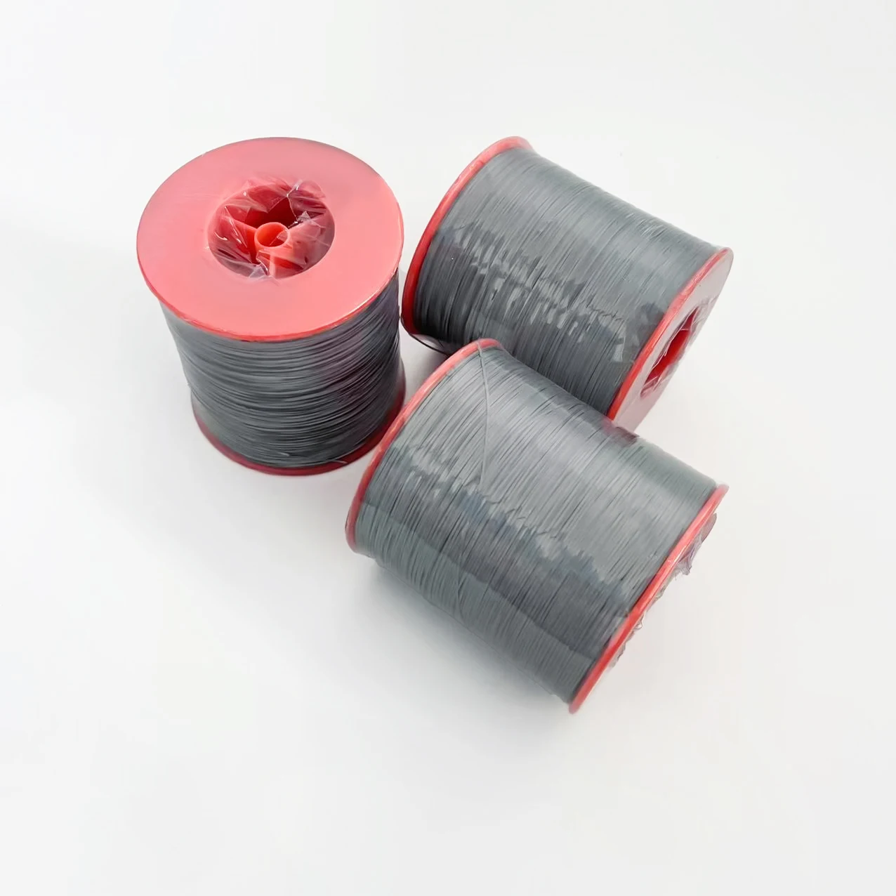 High Light Visible Grey 1mm 2mm Reflective PET Yarn for Knitting