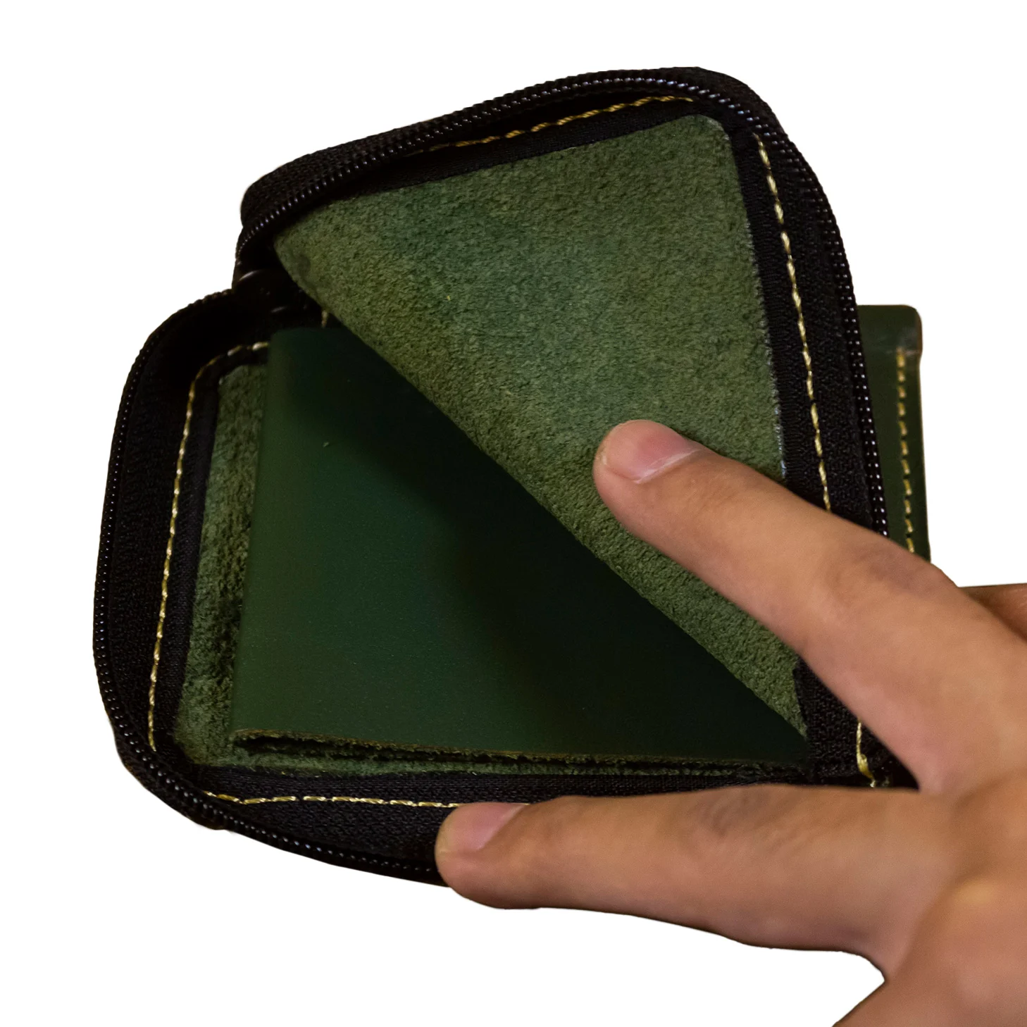 Trifold Wallet With Id Card Best Sale Genuine Cowhide Leather Wallets