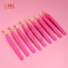 Hot Pink with  gold tip