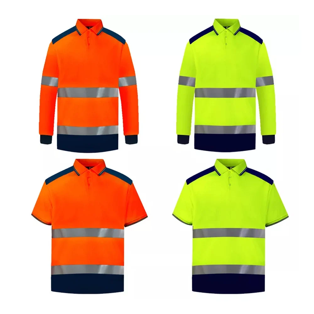 Customise Logo Safety Hi Vis Graphic Reflective Fashion Work-wear T ...