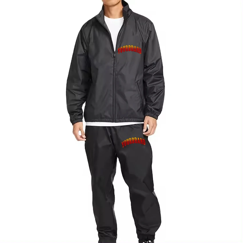 ジャケット・アウター Blanks Factory /Nylon Track Jacket&Pant BLACKNYLONBOTTOMSFRONT.png?v=