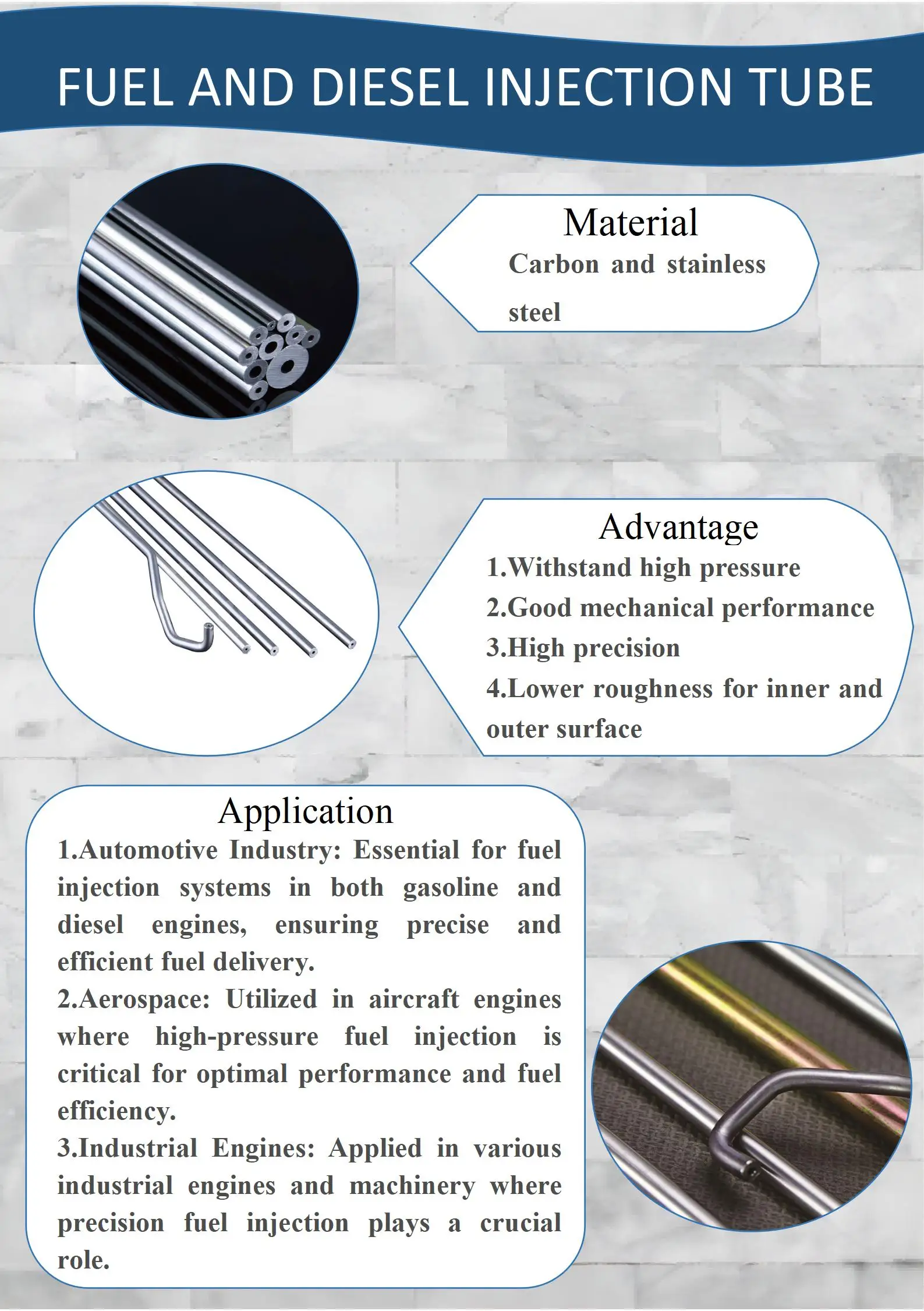 High Pressure Seamless Fuel Diesel Injection Steel Pipe for Automobile ...