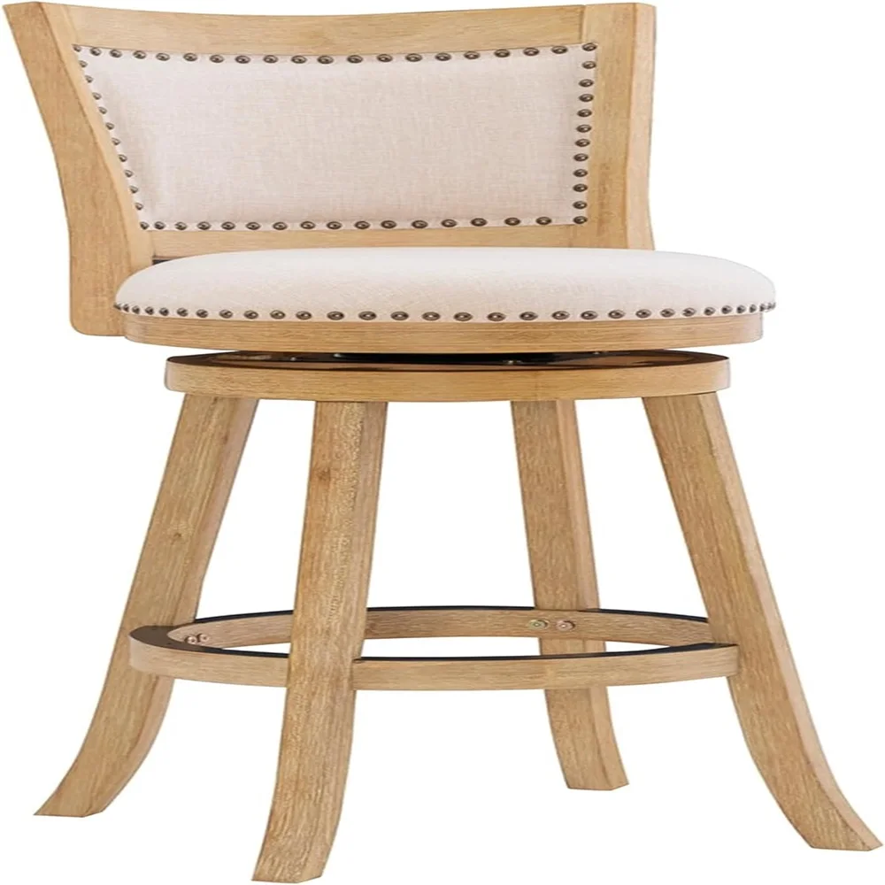 Ball & Cast Swivel Pub Height Barstool 29 Inch Seat Height Cherry