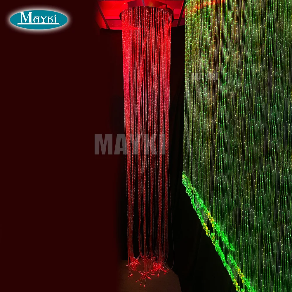 Sensory Room Led Fiber Optic Chandelier Curtain Waterfall Light Sparkle ...