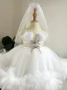 White Mesh Bodice