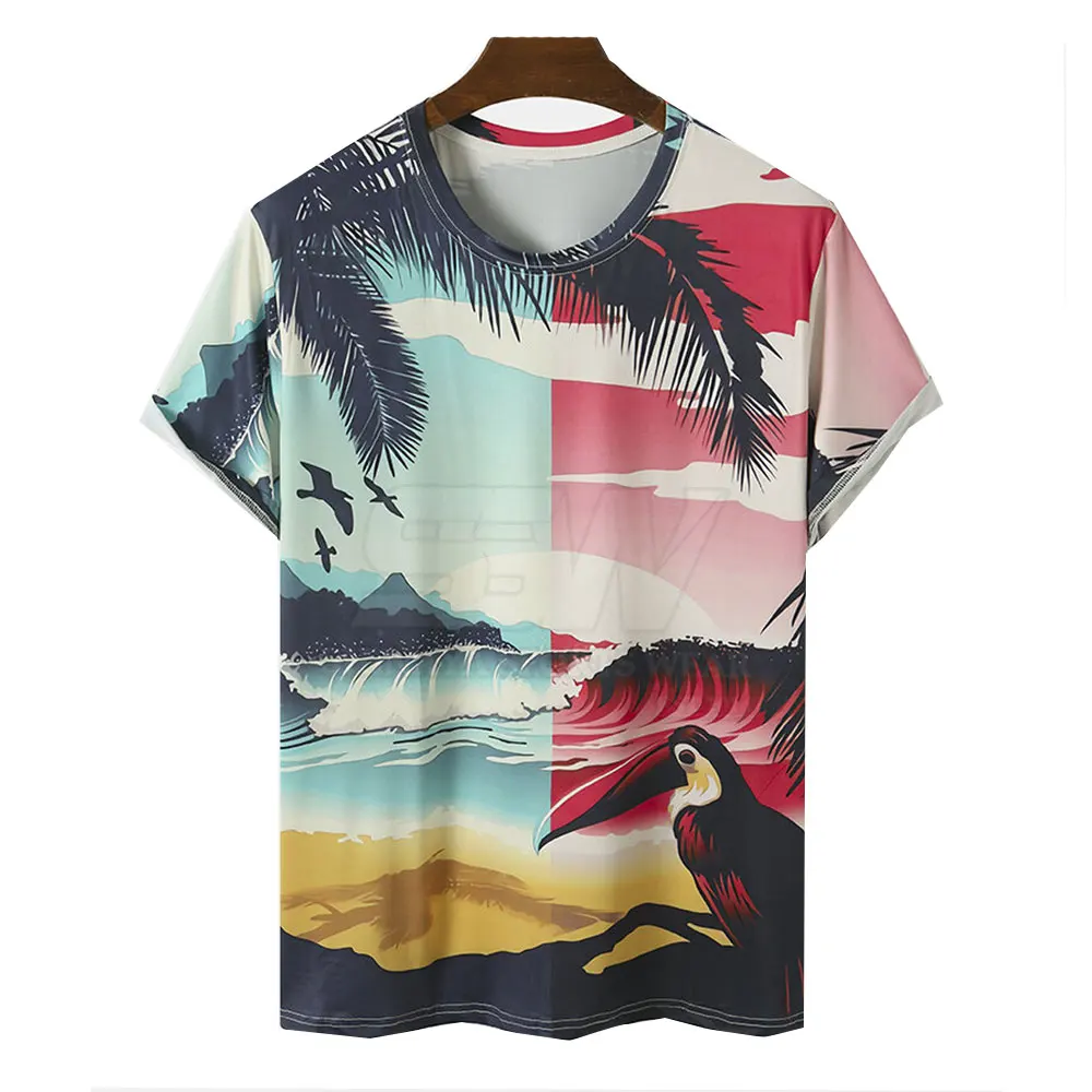 New Arrival Men Sublimation Tshirt Casual Wear For Sale Custom Made
