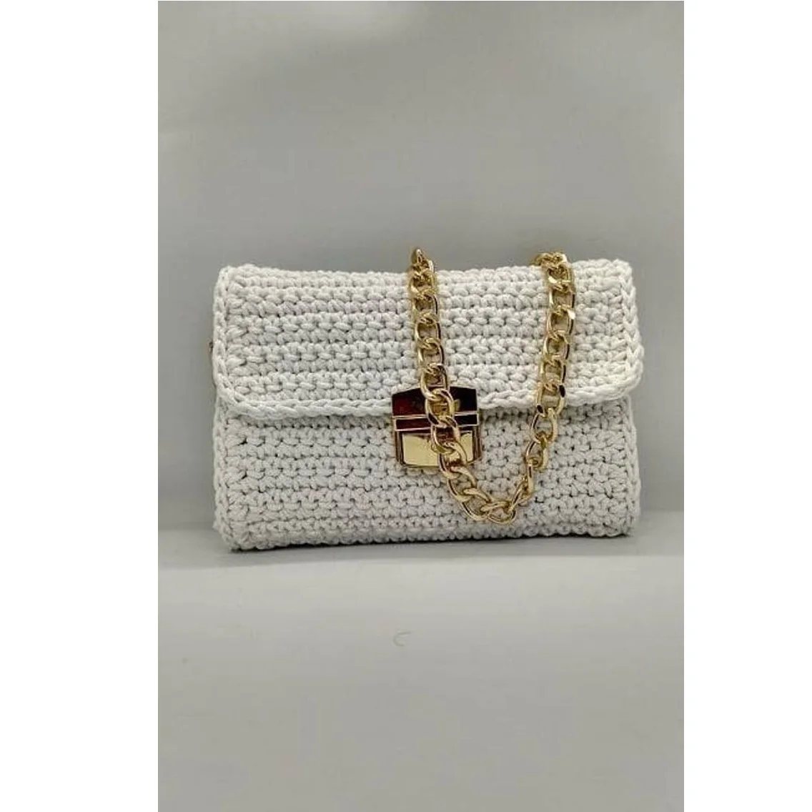 Mustard Color Macrame Clutch Hand Knitted Boho Purse Lady Fashionable Hand Bag with Detachable Sling and Fringes