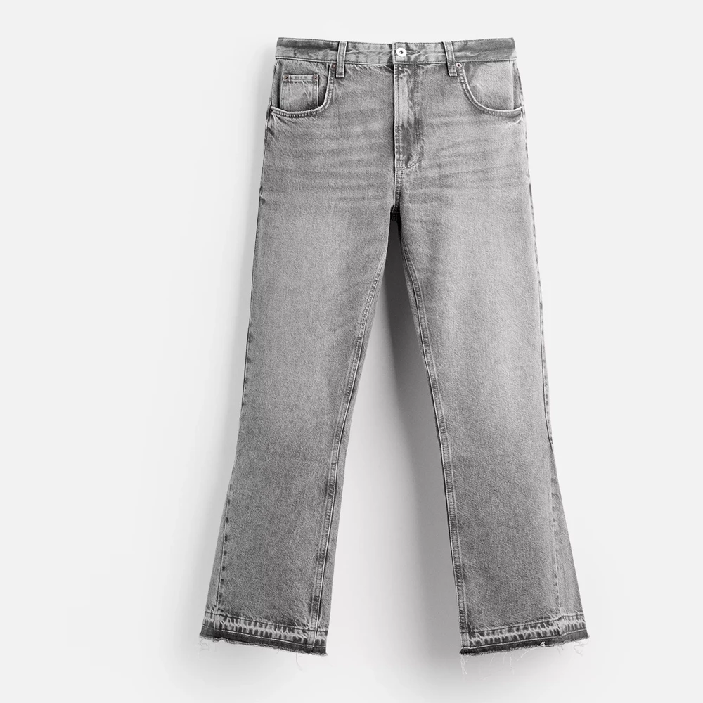 2025 Cheap Price Smart Look Flared Fit Denim Jeans Pant for Men / Premium Quality Casual & Street Wear Men's Denim Jeans Pant