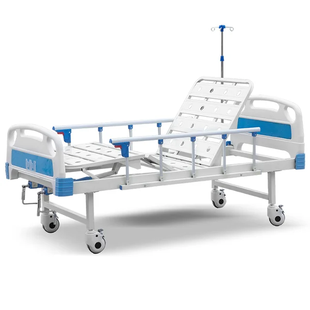 Factory hot selling manual 2-crank hospital bed medical bed