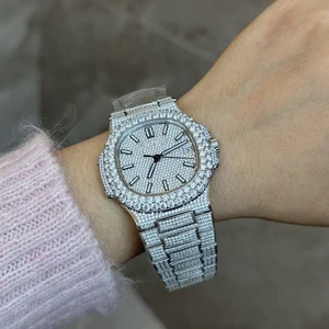 New High-quality Custom Diamond-set Moissanite Classic Women's Mechanical Watch Luminous Automatic Winding Luxury Brand Watches