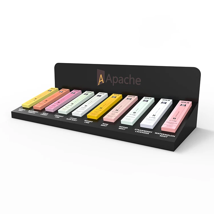 Acrylic Pen Display Stand With Price Slot Supermarket Stationery Store Pen Holder Pencil Neutral