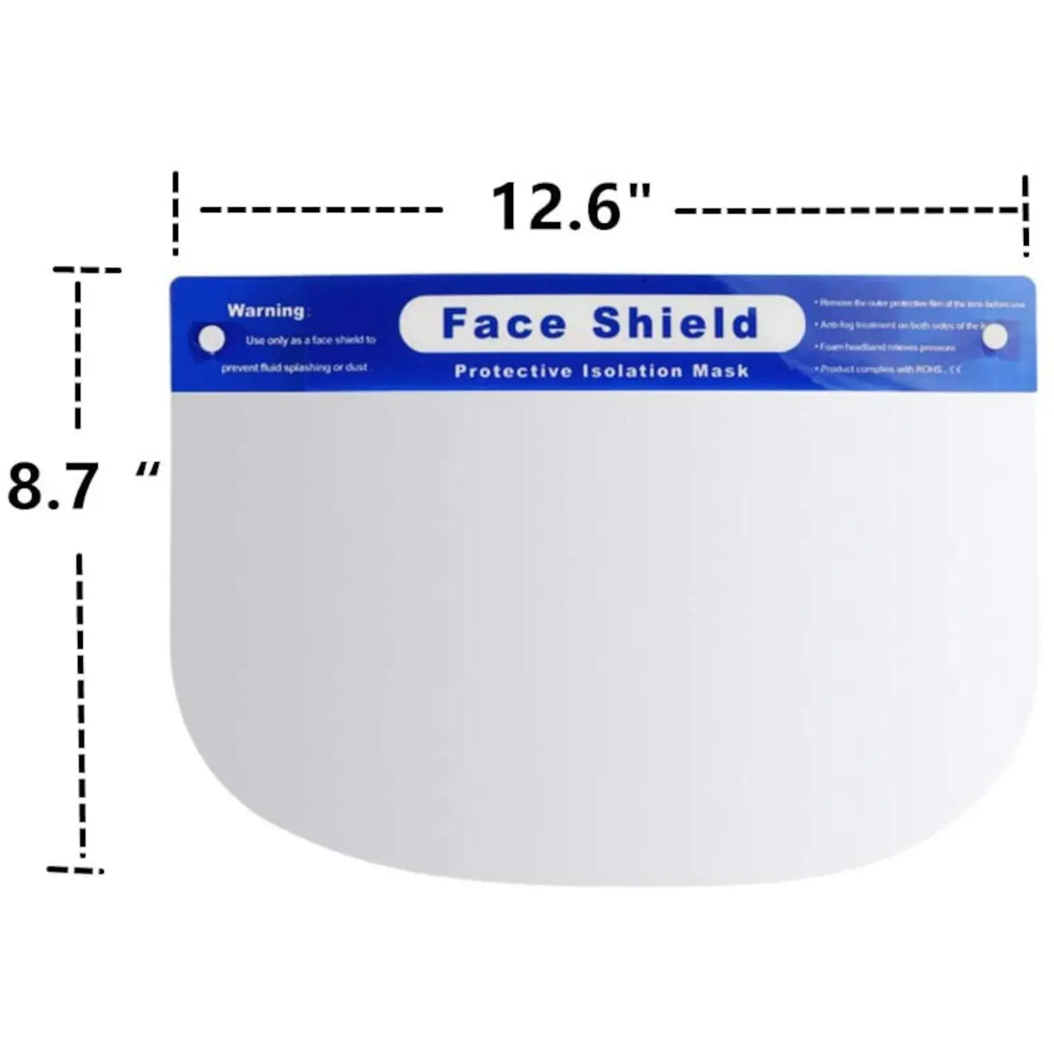 Hot Sale Clear Hospital Medical Faceshield Anti-fog Face Cover Full ...