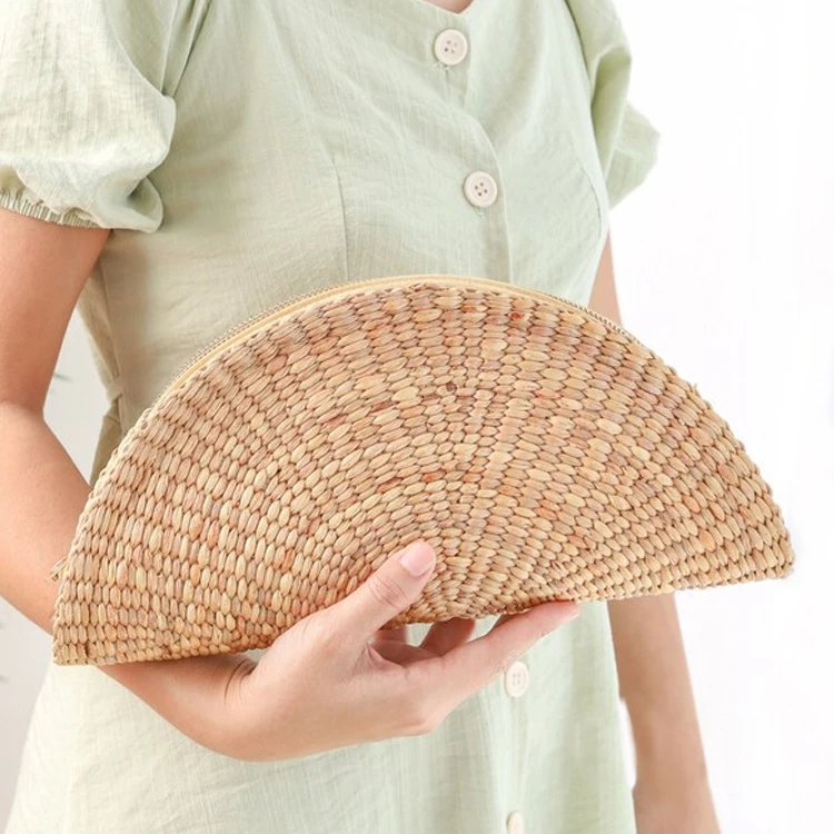 Unique Color Combination Straw Bag Beach Bag Shopping Bags High Fashion