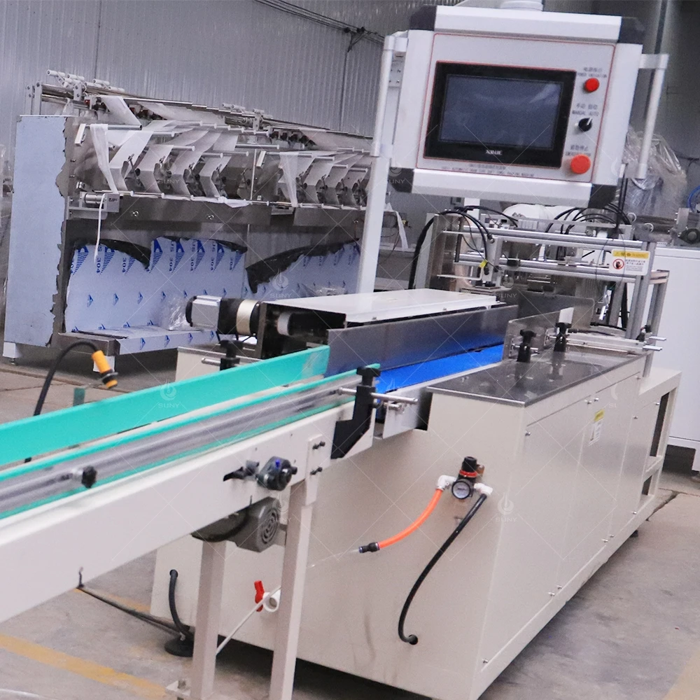 SUNY GROUP Popular Full Automatic Pull-out Facial Cotton Tissue Paper Making and Packing Machine