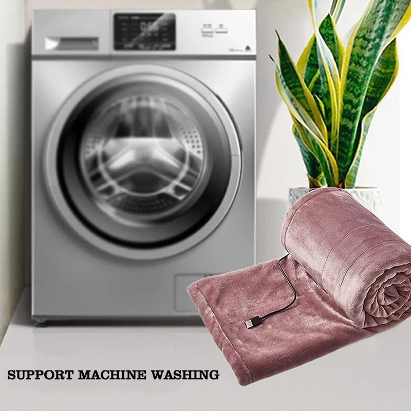 machine washable soft fast heating home office portable usb electric heated blanket electric heated blanket throw