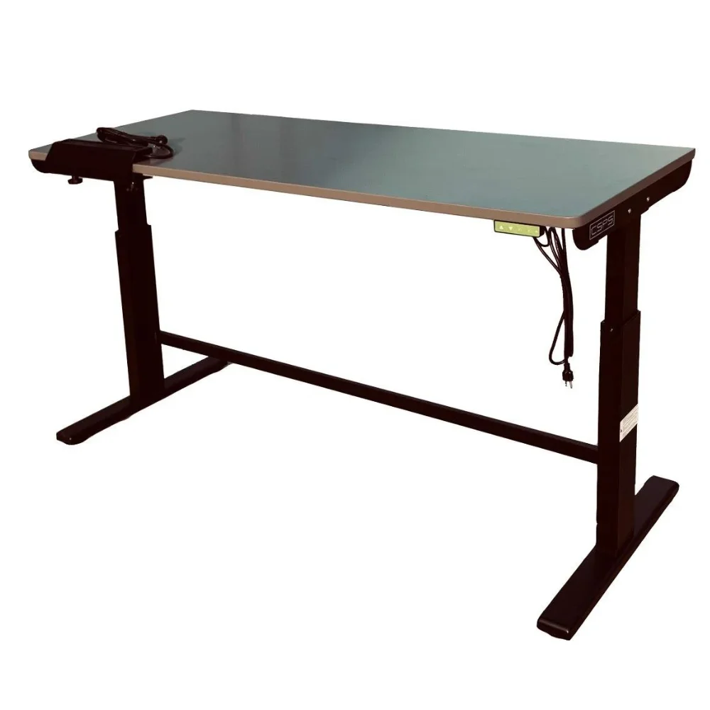 Adjustable Desk Standing Desk Metal Garage Workshop Table Workstation ...