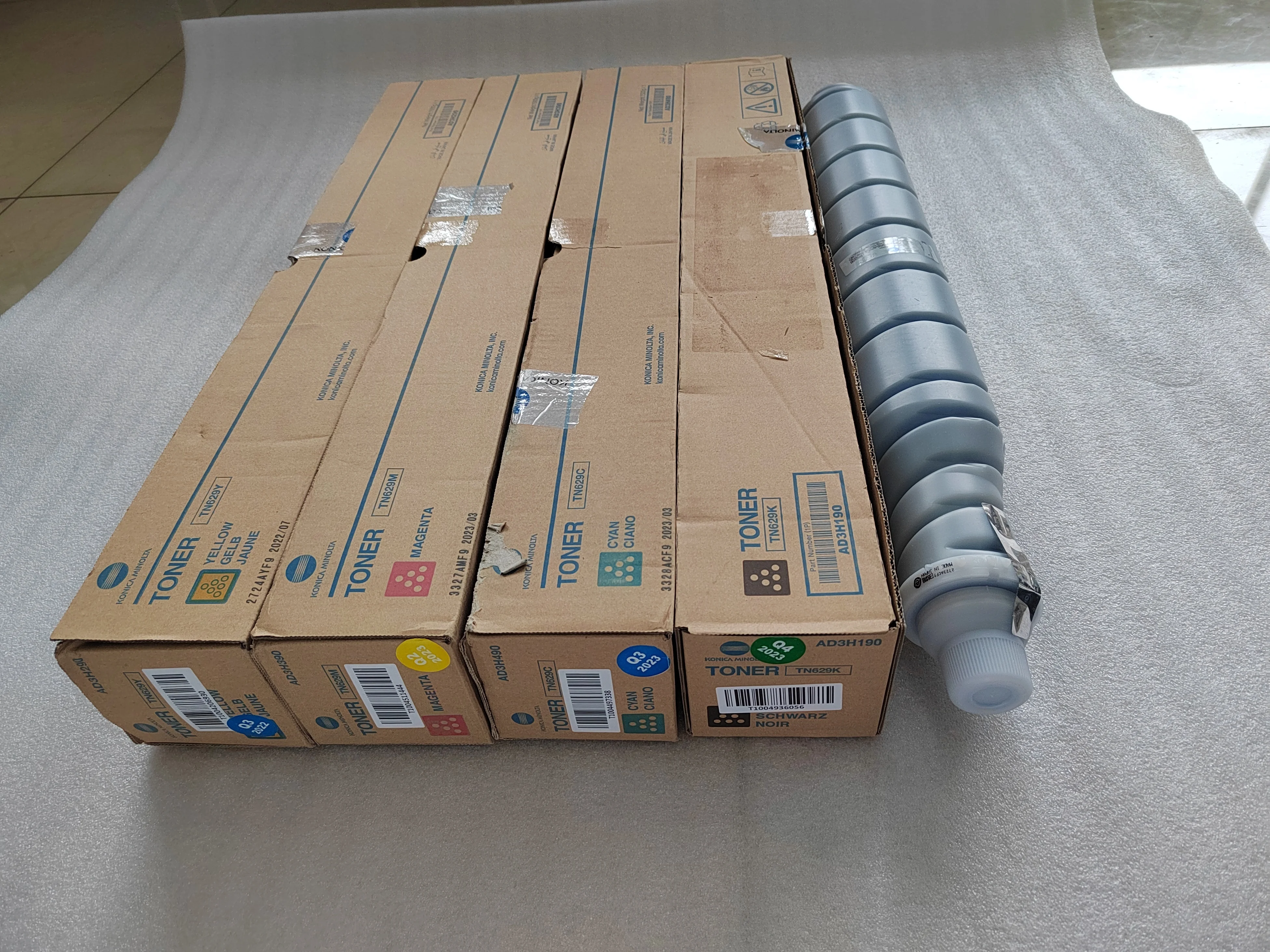 新製品 純正TN629トナーカートリッジセット KCMY コニカミノルタ
