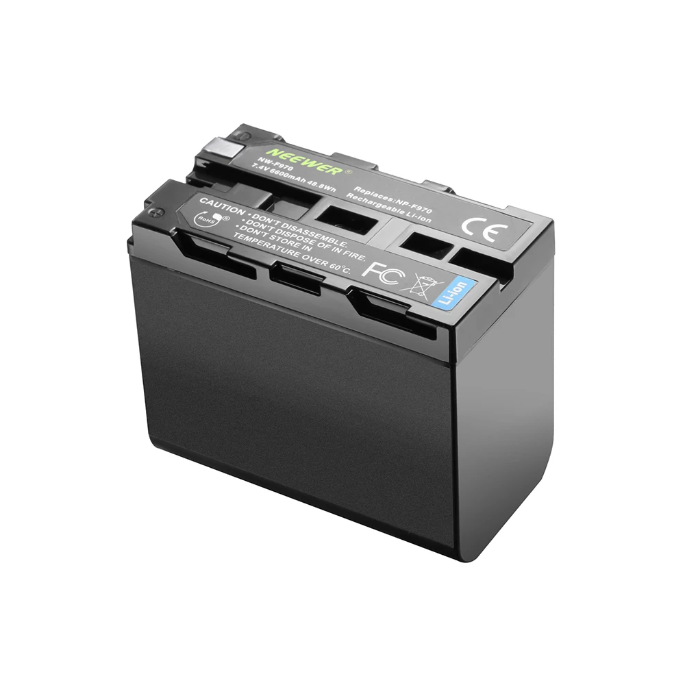 Batterie E Caricabatterie K&F Per Sony NP-F970 - 2 Pezzi 6600mAh Per Luci E Monitor - Foto 6