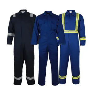 Ropa De Trabajo Factory Supply High Quality Work Wear Industrial Safety Coveralls Hi Vis Fr/arc Protection Coveralls