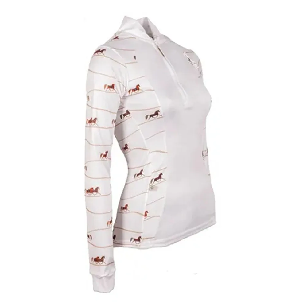 Horse Riding Shirt Equestrian Clothing Manufacturer Racing Polo Shirt