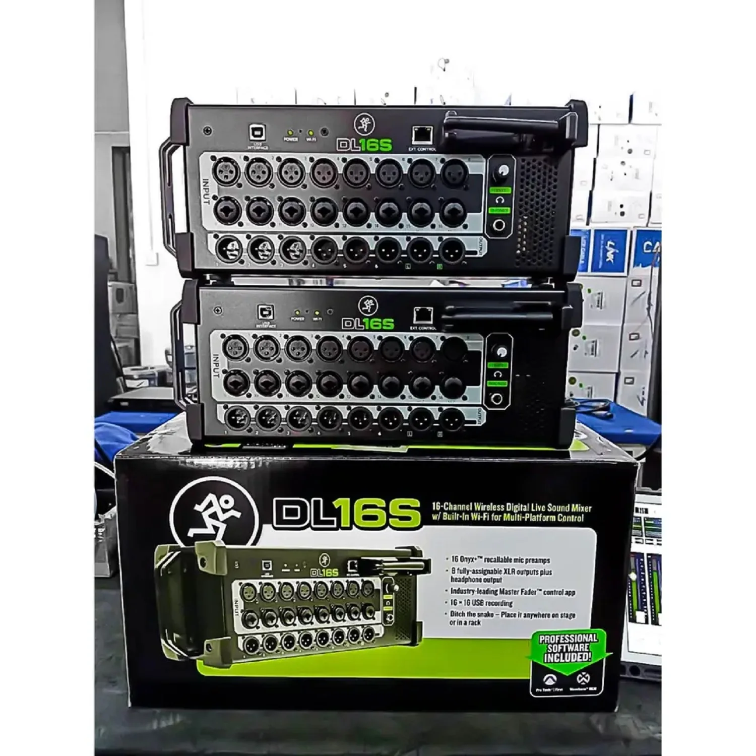 Hot 2022 Quality Dl16s 16channel Wireless Digital Live Sound Mixer