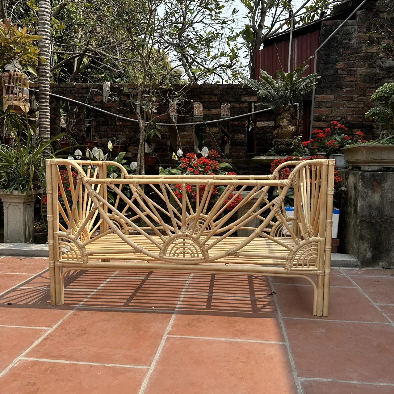 Indonesia Style Rattan Toddler And Kid Bed,Home Decoration Bed