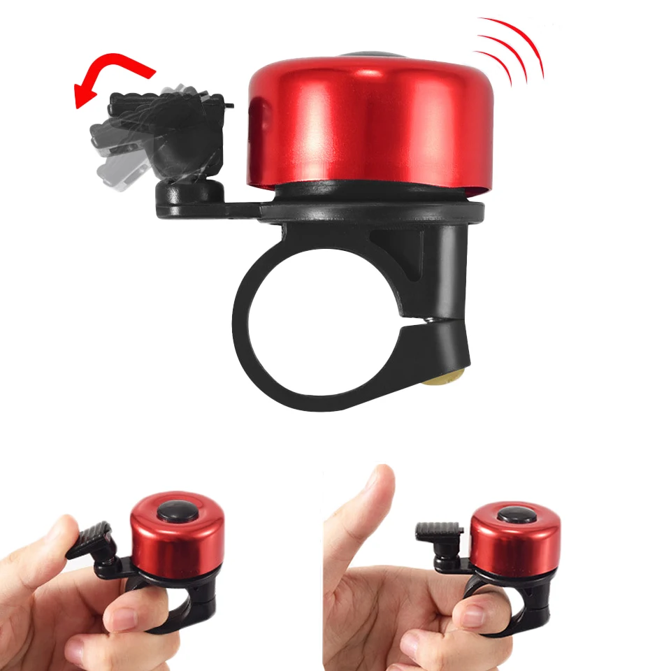 Metal Ring Bike Bell Horn Sound Alarm Outdoor Bell Rings Safety Cycling