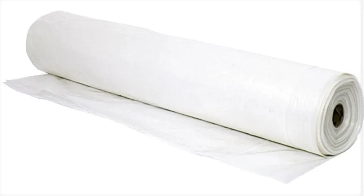 6 Mil Dura Skrim String Reinforced White Plastic Sheeting - (20' X 100 ...