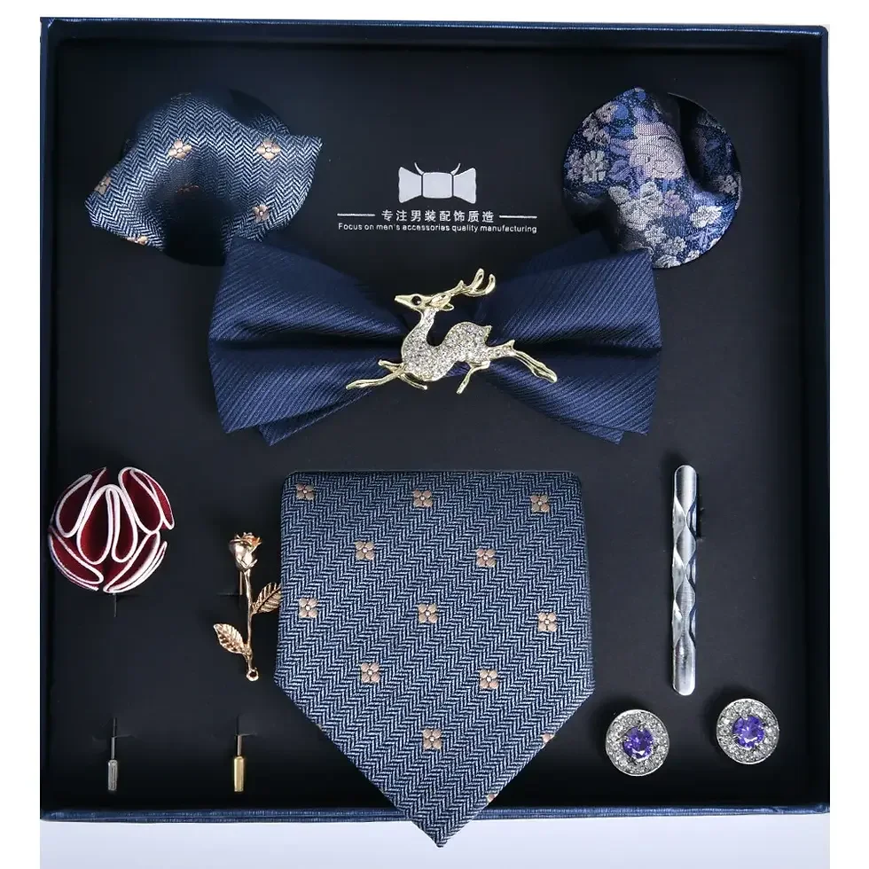 Men's Formal Dress Tie Gift Box for Business or Special Occasions